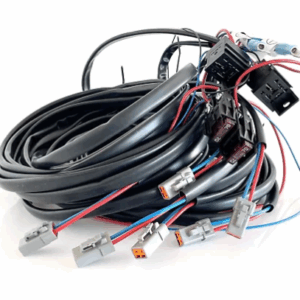 Extraljuskablage 24V med relähållare och säkring, DTP kontakter