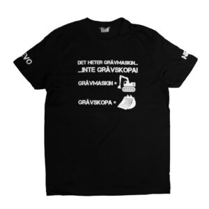 T-shirt, Grävskopa/Grävmaskin