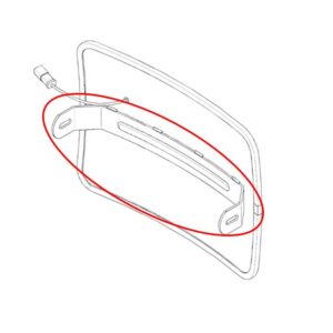 Fäste för tvåpunktsspegel